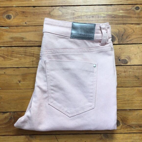 Dkny jeans Soho skinny pink size 4 mid-low rise in powder soft pink soft girl - Picture 4 of 12